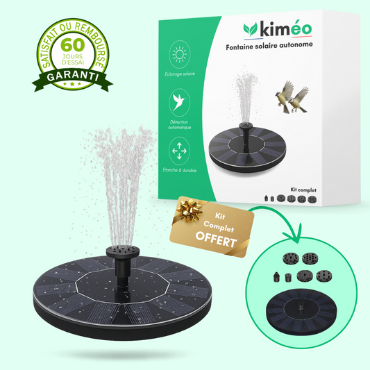 Mini Fontaine Solaire Autonome – Embellit et Dynamise Votre Jardin en un Instant