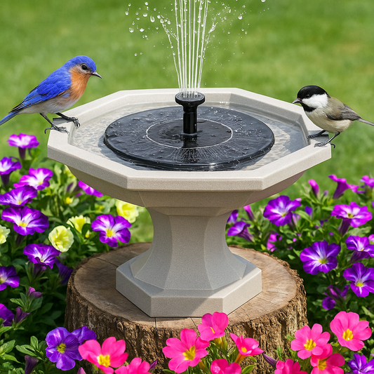 Mini Fontaine Solaire Autonome – Embellit et Dynamise Votre Jardin en un Instant